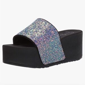 🪩 Jessica Simpson Wedge Slides - Size 8. Box included 🪩